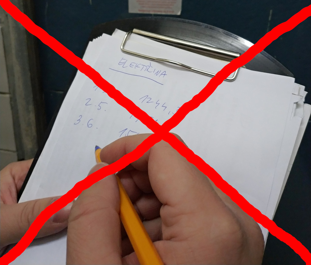 stop opisování na papír!